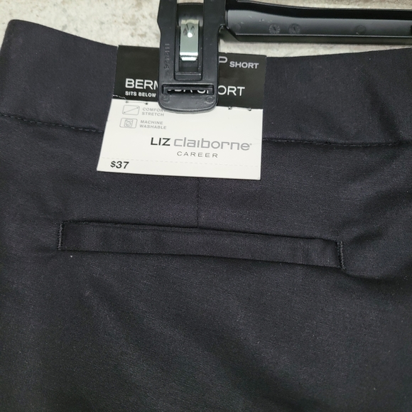 Shorts Bermuda Liz Claiborne New black 8P - Picture 4 of 6